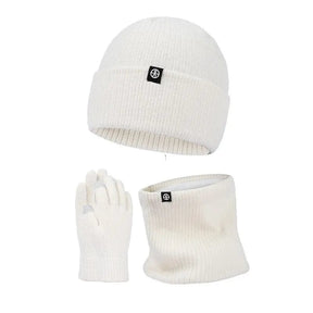 Winter Set : Men 3 in 1 Winter Set Elegant - Zwart in Wit van Pantino