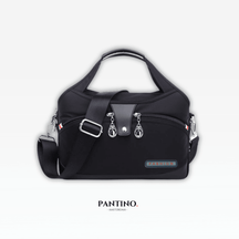 bags : Handtas Zwart - Icone HandBag - Anti-Diefstal in Zwart van Pantino