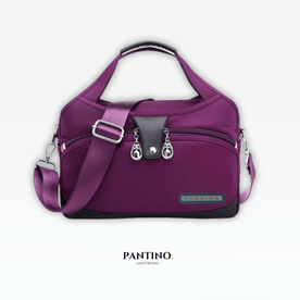 handbag : Handtas Zwart - Icone HandBag - Anti-Diefstal in Paars van Pantinoshop