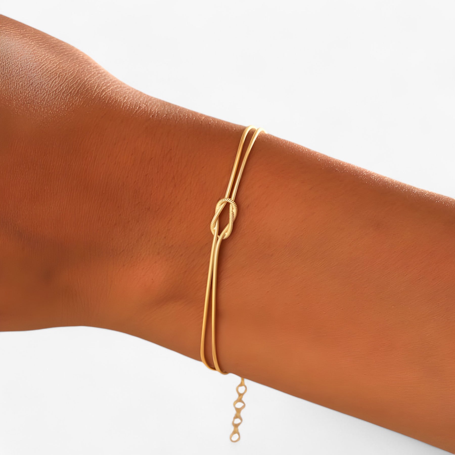 Bracelet : Armband Goud - Eeuwige Schakelarmband in van Pantino