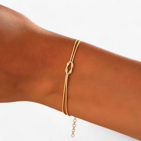 Bracelet : Ketting Goud - Eeuwige Kettingarmband in van Pantino