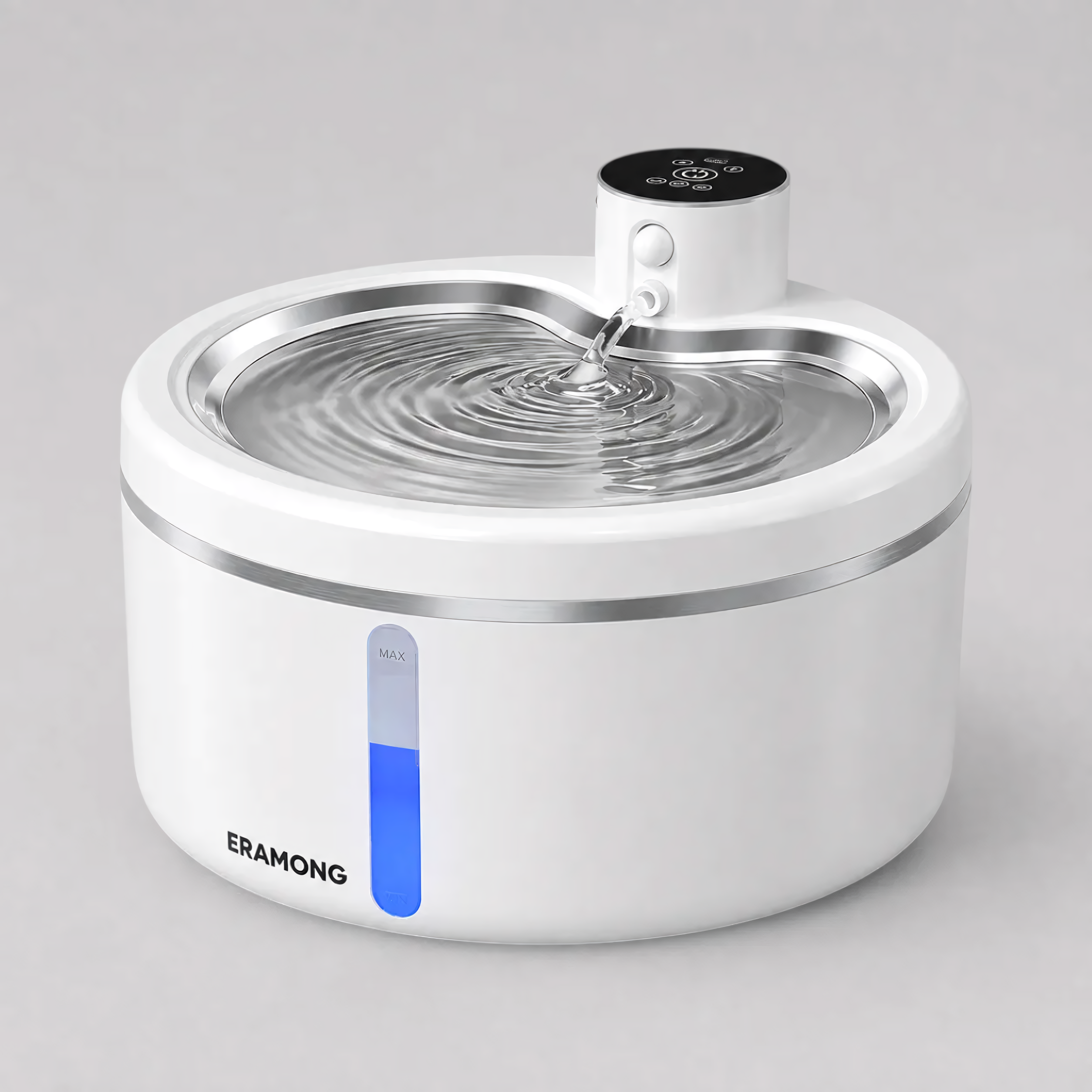 Automatische Drinkfontein voor Katten en Kleine Honden – RVS Waterbak met Filter en Bewegingssensor