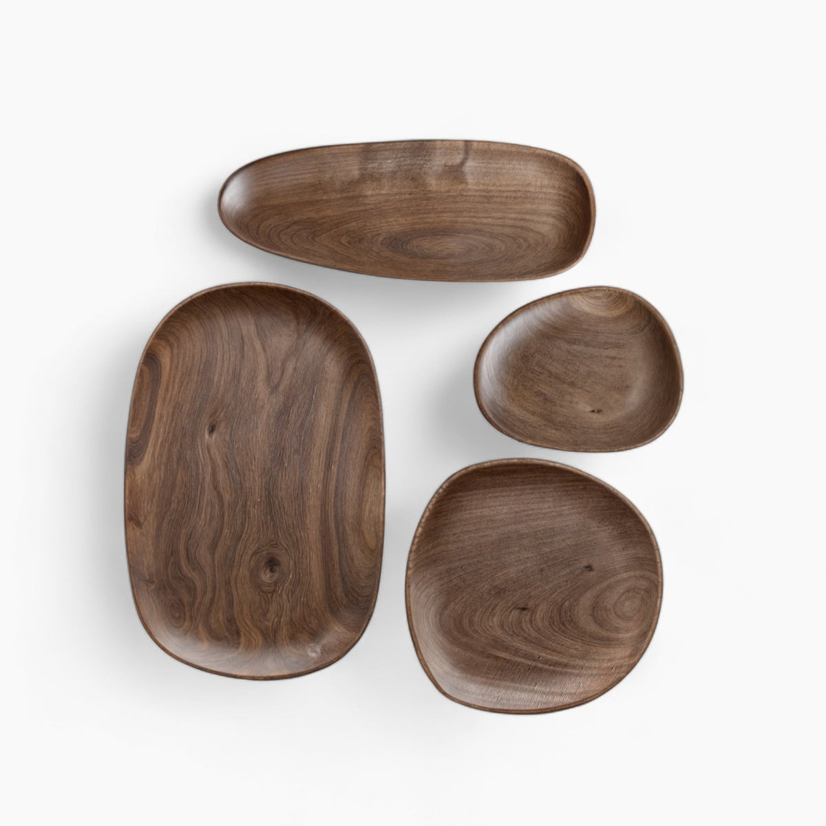 home & garden : Elegante Borden in Walnoot en Acacia - Premium Houten Servies voor Entertainment Stijl in van Pantino