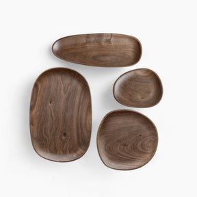 home & garden : Elegante Borden in Walnoot en Acacia - Premium Houten Servies voor Entertainment Stijl in van Pantino