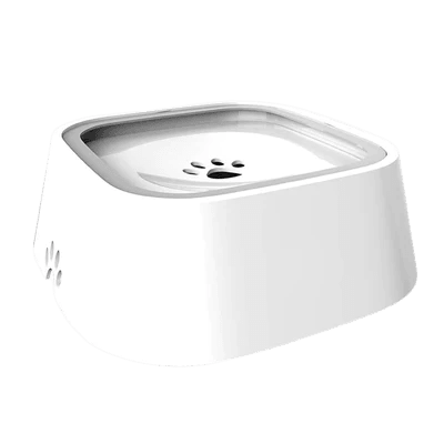 pets : Water Bowl Pro - Nooit Meer Geknoei van Je Huisdier - Roze in Wit van Pantino