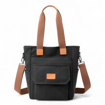 bags : De 2-in-1 Draagtas - Waar Mode en Functionaliteit Samenkomen - Grijs in Zwart van Pantino