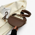 Schoudertas Dames Khaki - Elegante Luxe Mode - Synthetisch Leer