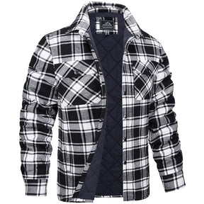Jacket : Jas Heren Donkerblauw - Houthakkersjas in Zwart van Pantino