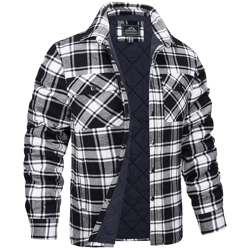 Jacket : Jas Heren Donkerblauw - Houthakkersjas in Zwart van Pantino