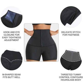 Shapewear : Jas Zwart - Jasmijn Deluxe - Krijg een Strakkere Buik in van Pantino