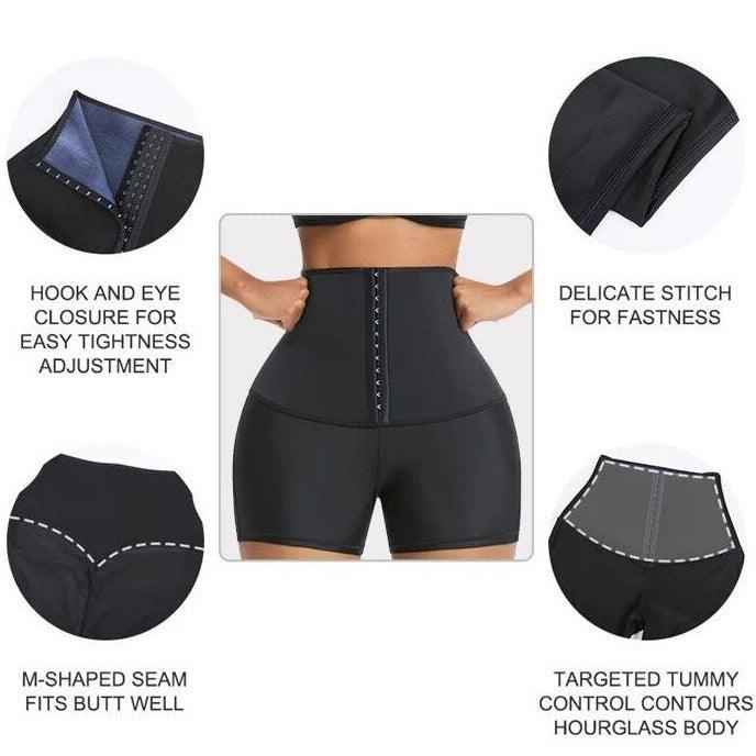 Shapewear : Jas Zwart - Jasmijn Deluxe - Krijg een Strakkere Buik in van Pantino