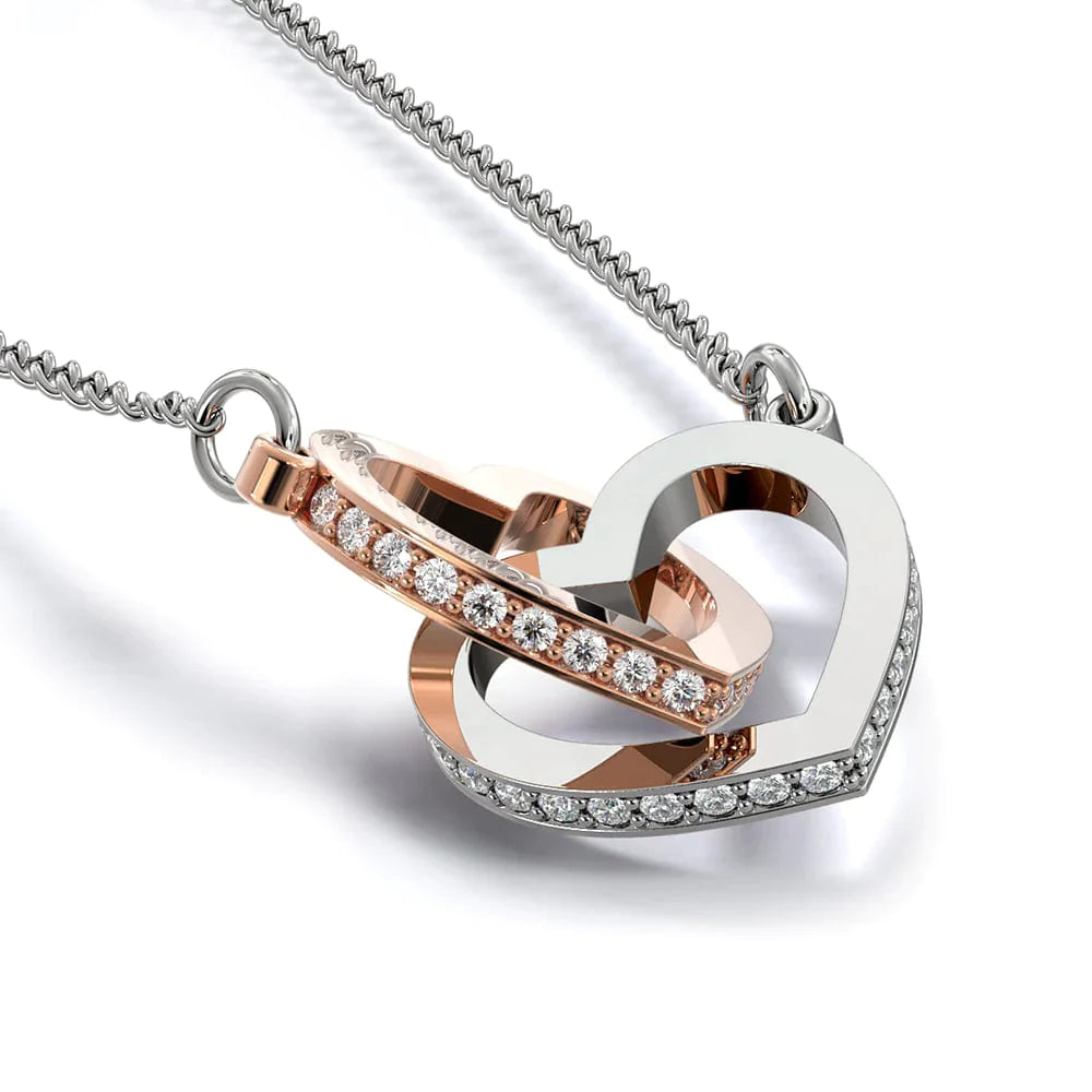 Necklace : Elegante Kleindochter/Moeder Hart in Standaard van Pantino