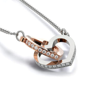 Necklace : Elegante Kleindochter/Moeder Hart in Standaard van Pantino