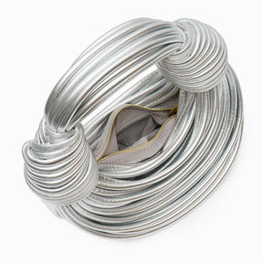 bags : Elegante Handtas Dames Goud - Stijlvolle Avondtas Mesh - Metaal in van Pantino