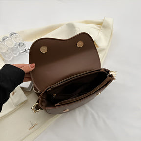 bags : Schoudertas Dames Khaki - Elegante Luxe Mode - Synthetisch Leer in van Pantino