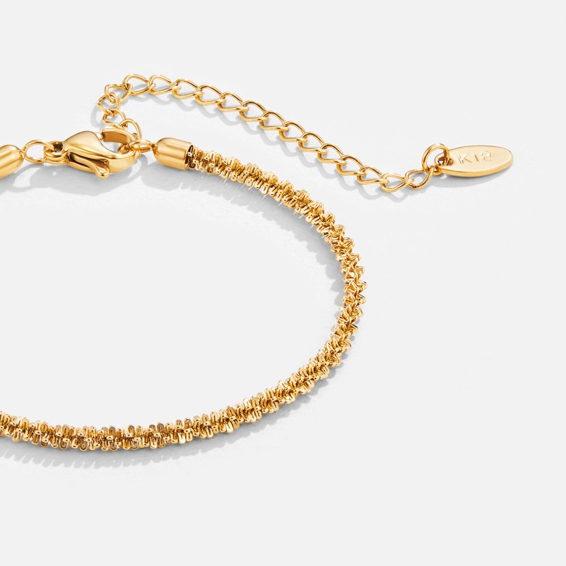 Bracelet : Armband Goud - Kai 18K Roestvrij Staal 15 Cm in Default Title van Pantino
