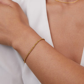 Bracelet : Armband Goud - Kai 18K Roestvrij Staal 15 Cm in van Pantino