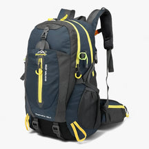 Backpack : Waterdichte Nylon Rugzak Dames 40L - Blauw in Blauw van Pantino