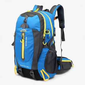 Backpack : Waterdichte Nylon Rugzak Dames 40L - Blauw in Lichtblauw van Pantino