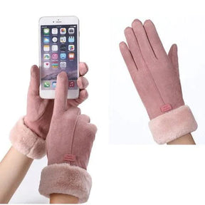 Gloves : Waterwinddichte Handschoenen Roze - Winter Outdoor Sport - Nylon in van Pantino