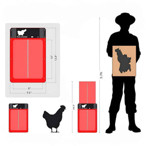 Chicken Coop Door : Automatische Solar Deur PRO+ voor Kippenhok - Lichtsensoren & Slimme Timer in van Pantino