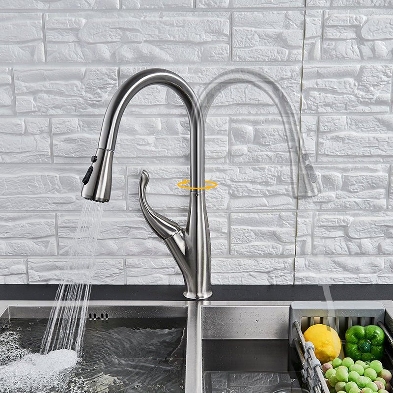 home & garden : Keukenmengkraan Zwart Geborsteld - Warm en Koud Water - RVS in van Pantino