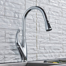 home & garden : Keukenmengkraan Zwart Geborsteld - Warm en Koud Water - RVS in Chroomglans van Pantino