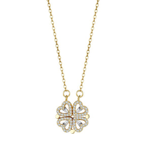 Necklace : Dubbele Geluk Krijg 1+1 Gratis Lucky voor Jou en Je Vriend in van Pantino