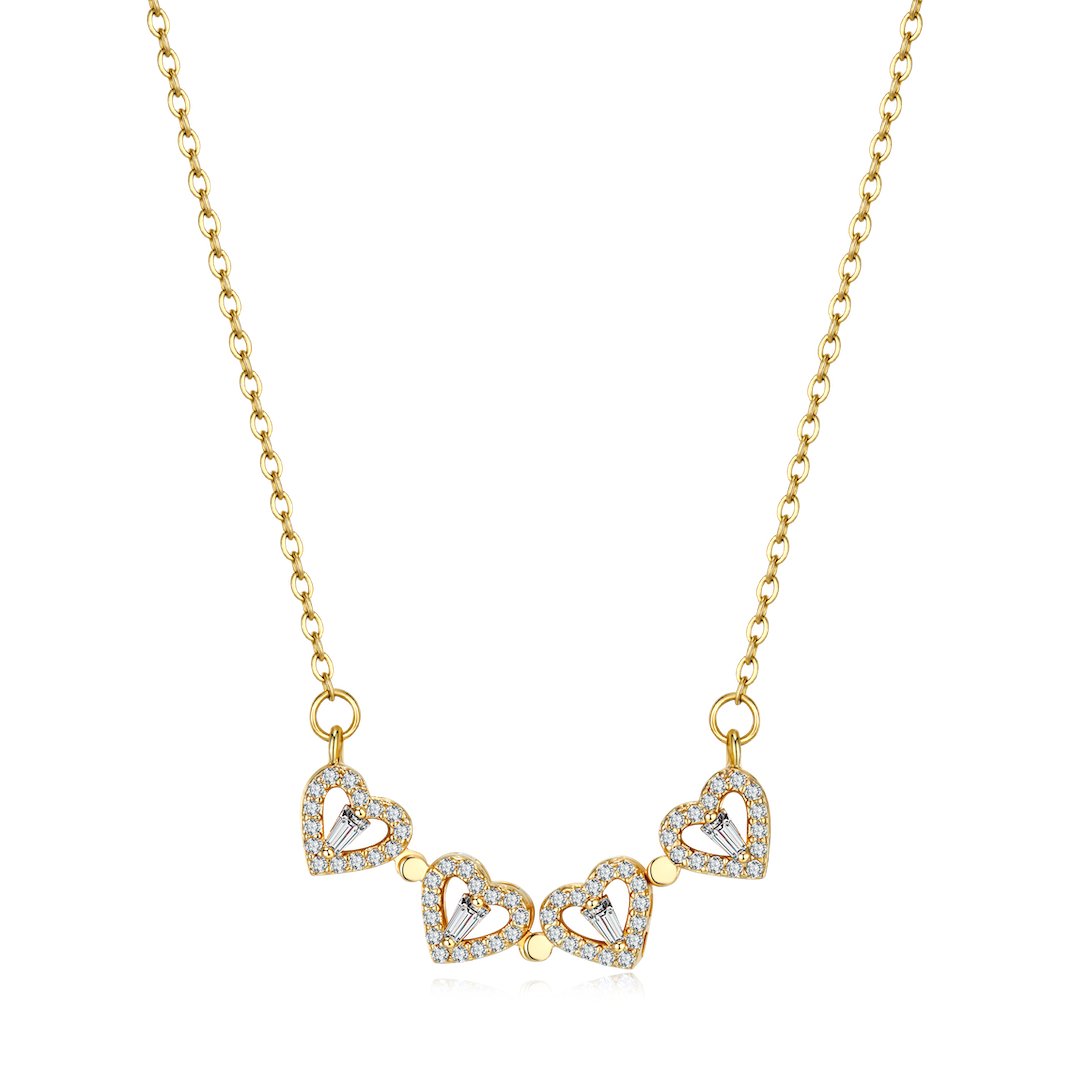 Necklace : Dubbele Geluk Krijg 1+1 Gratis Lucky voor Jou en Je Vriend in van Pantino