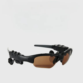 Smart Sunglasses : Smart Bluetooth Zonnebril Zwart - Audio Gesprekken Outdoor - Kunststof in Bruin van Pantino