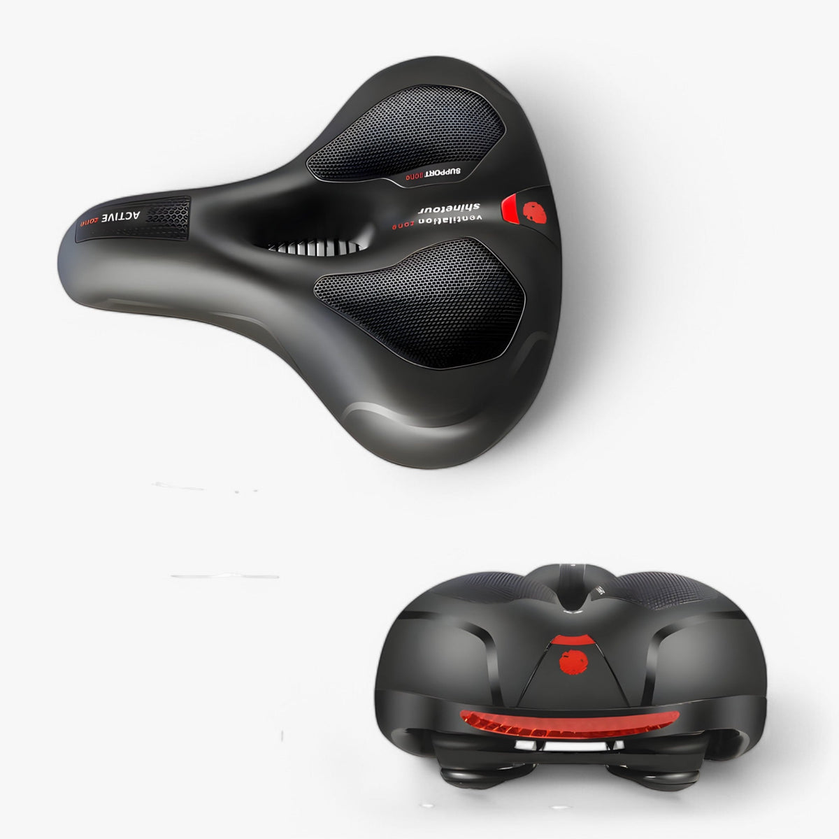 outdoor equipment : Ergonomisch Fietszadel - Blauwe Kleur in van Pantino