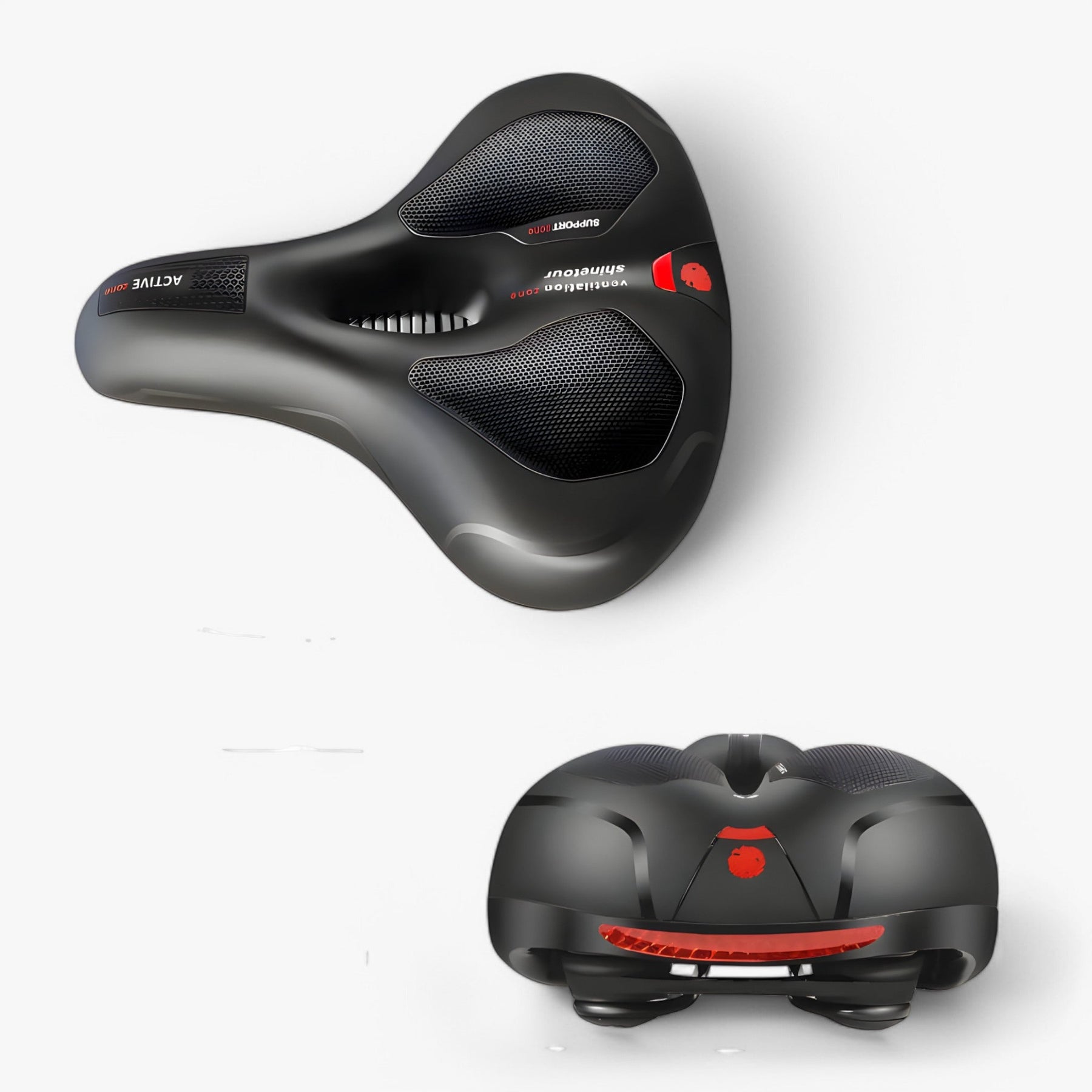 outdoor equipment : Ergonomisch Fietszadel - Blauwe Kleur in van Pantino