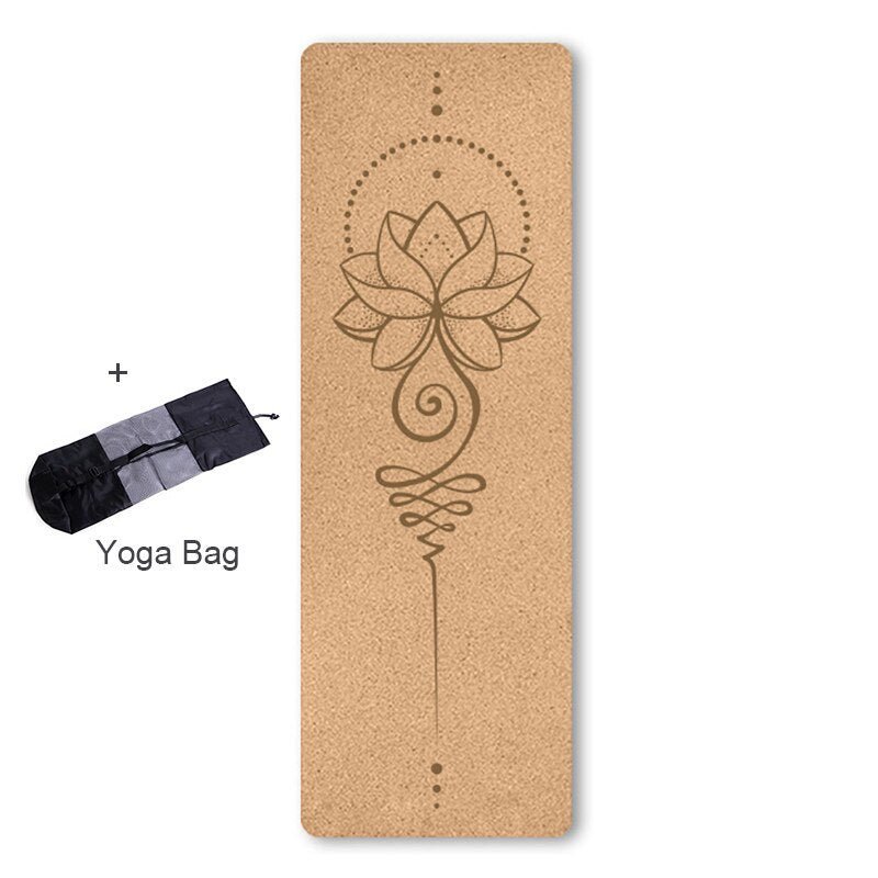 other : Kurk Yogamat - Duurzaam Antislip Milieuvriendelijk - Kurk in Lotus van Pantino