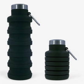kitchenware : Opvouwbare Siliconen Waterfles van 500ml - Zwart in Zwart van Pantinoshop