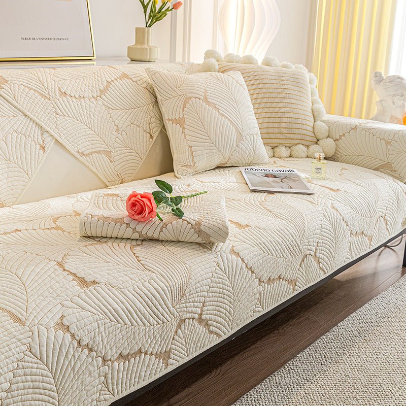 home & garden : Bankhoes Beige - Anti-Kras Slip Bescherming Sofa - Microvezel in Beige van Pantino