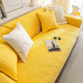 home & garden : Bankhoes Beige - Anti-Kras Slip Bescherming Sofa - Microvezel in Yellow van Pantino