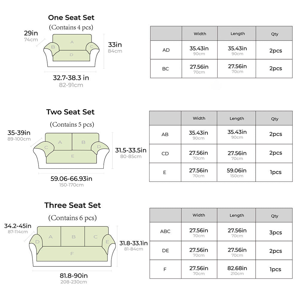 home & garden : Bankhoes Beige - Anti-Kras Slip Bescherming Sofa - Microvezel in van Pantino