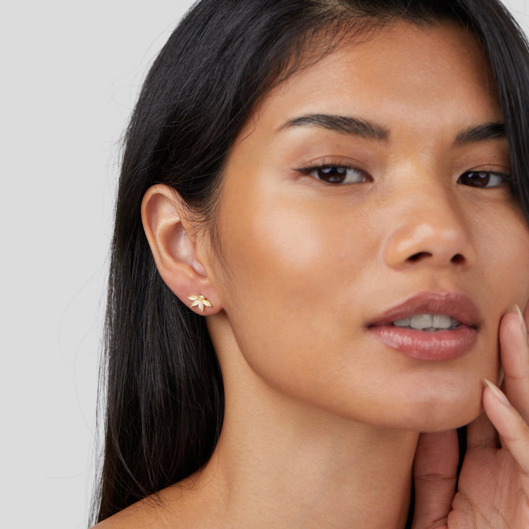 Earrings : Leaf Oorbellen Goud 2 Cm in van Pantino