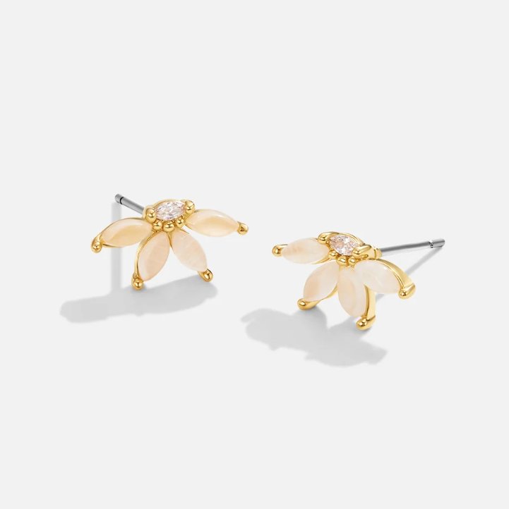 Earrings : Leaf Oorbellen Goud 2 Cm in van Pantino