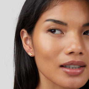 Earrings : Leaf Oorbellen Goud 2 Cm in van Pantino