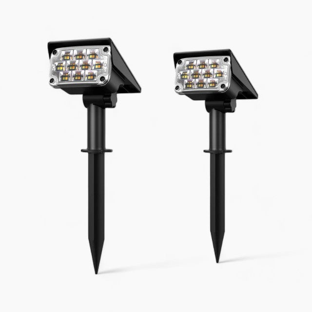 outdoor equipment : Luxe Draadloze LED Tuinspot op Zonne-energie voor een Magische Buitensfeer in van Pantino