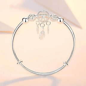 Bracelet : Dromenvanger Armband Dames - Sierlijk Bohemian Design - Metaal in van Pantino