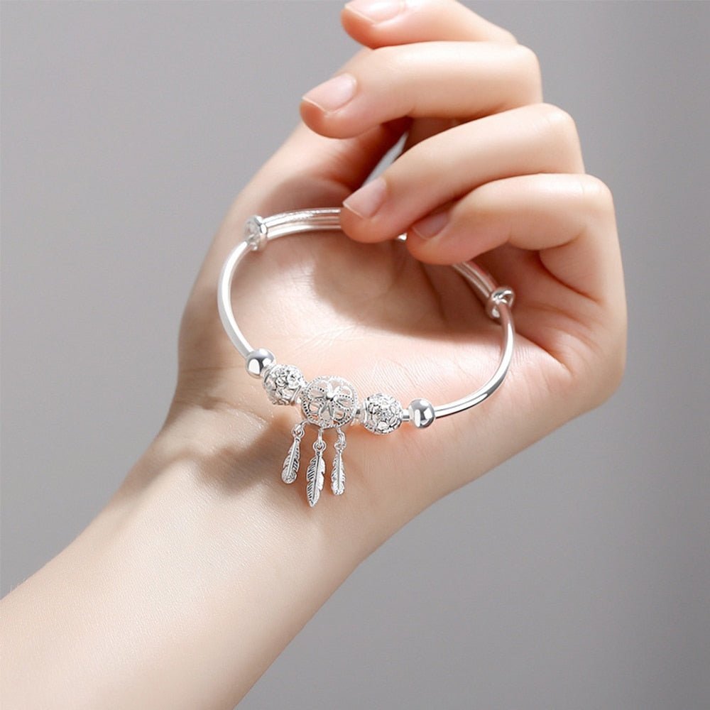 Bracelet : Dromenvanger Armband Dames - Sierlijk Bohemian Design - Metaal in van Pantino
