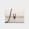Bolso para mujer Stly & Leather con banda plateada - Negro