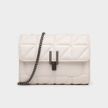 bags : Stly & Leather Vrouwen Tas met Zilveren Band - Zwart in Ivoor van Pantino