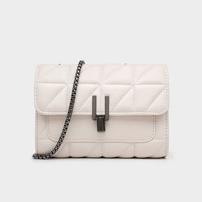 bags : Stly & Leather Vrouwen Tas met Zilveren Band - Zwart in Ivoor van Pantino