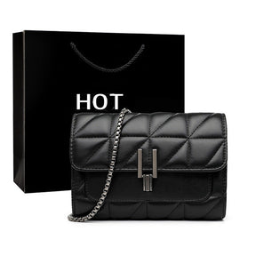bags : Stly & Leather Vrouwen Tas met Zilveren Band - Zwart in Zwart van Pantino