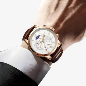 watches : Horloge Heren Wit Goud - Herenhorloge in van Pantino