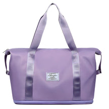bags : Waterdichte Reistas Dames Zwart - Lichte Capaciteit Reizen - Nylon in Paars van Pantino
