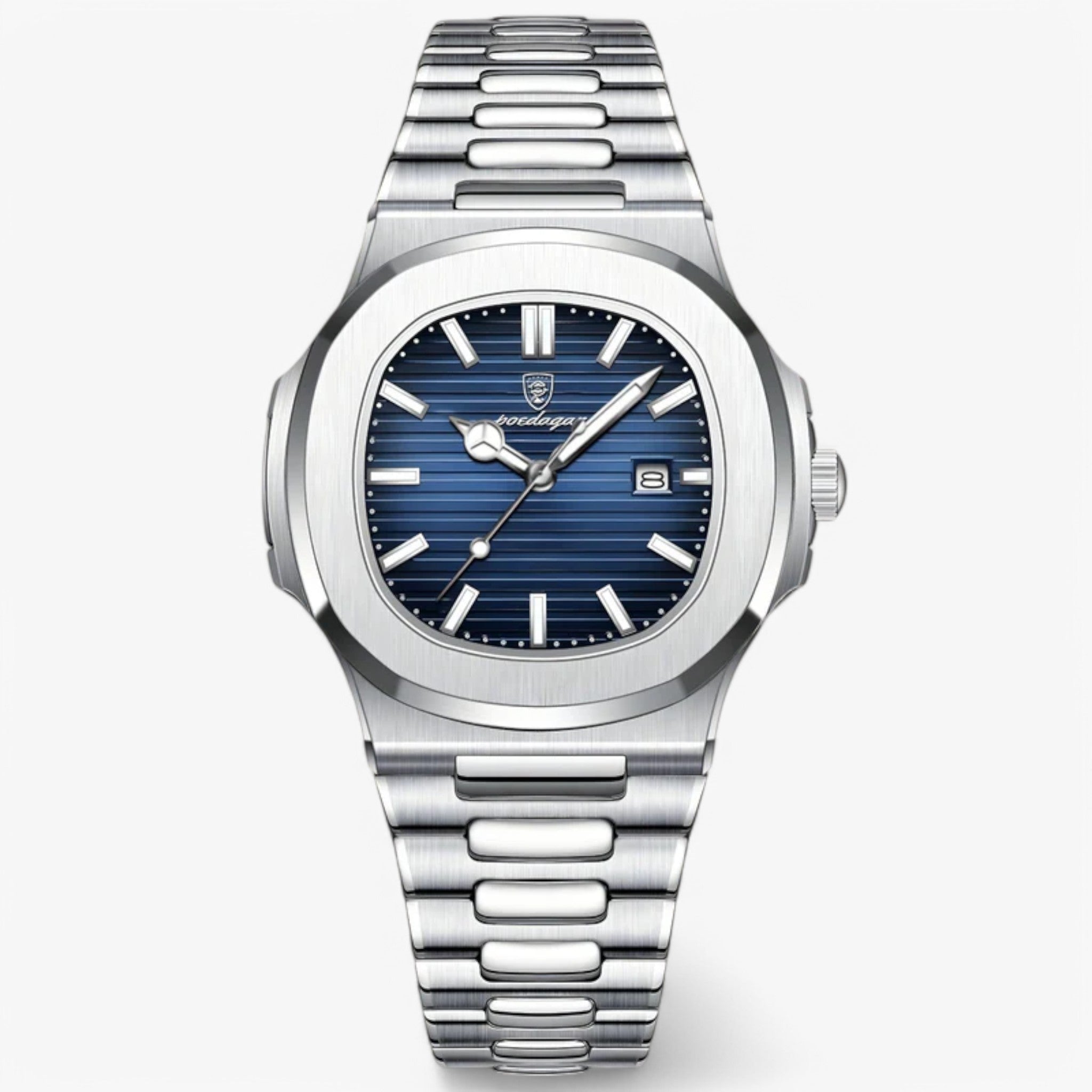 watches : Elegant Horloge - Blauw in Blauw van Pantino